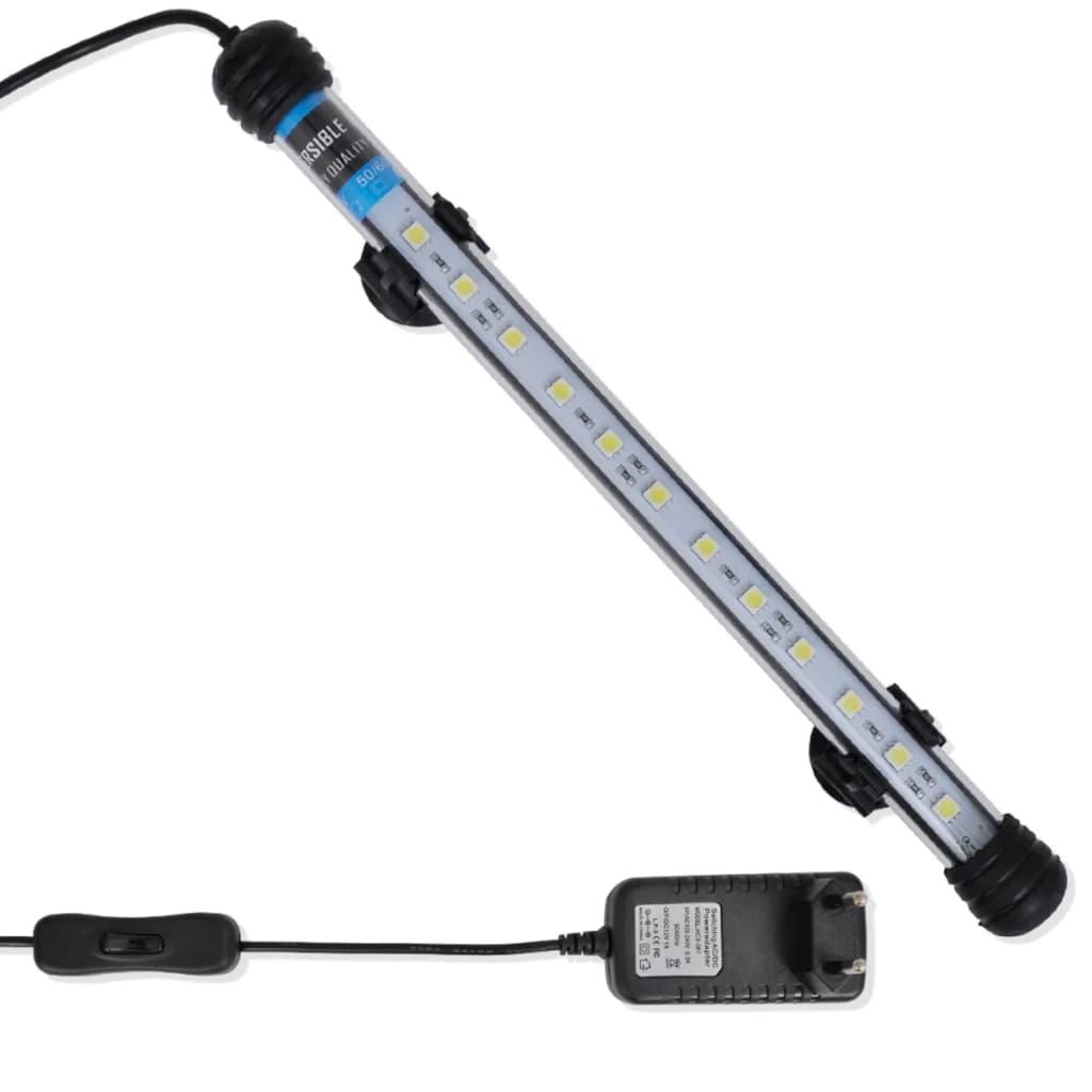 28cm Submersible Tube Lampe Pour Aquarium, Led Lampe Étanche Lumière  Blanche Led