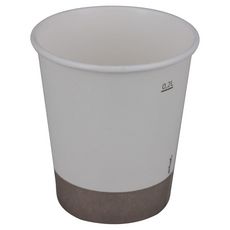 ACTUEL Gobelets à café en carton blanc compostables 8cl x10 10 pièces