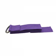 VIVEZEN Sangle, ceinture de yoga 183 x 3,8 cm réglable (Violet)