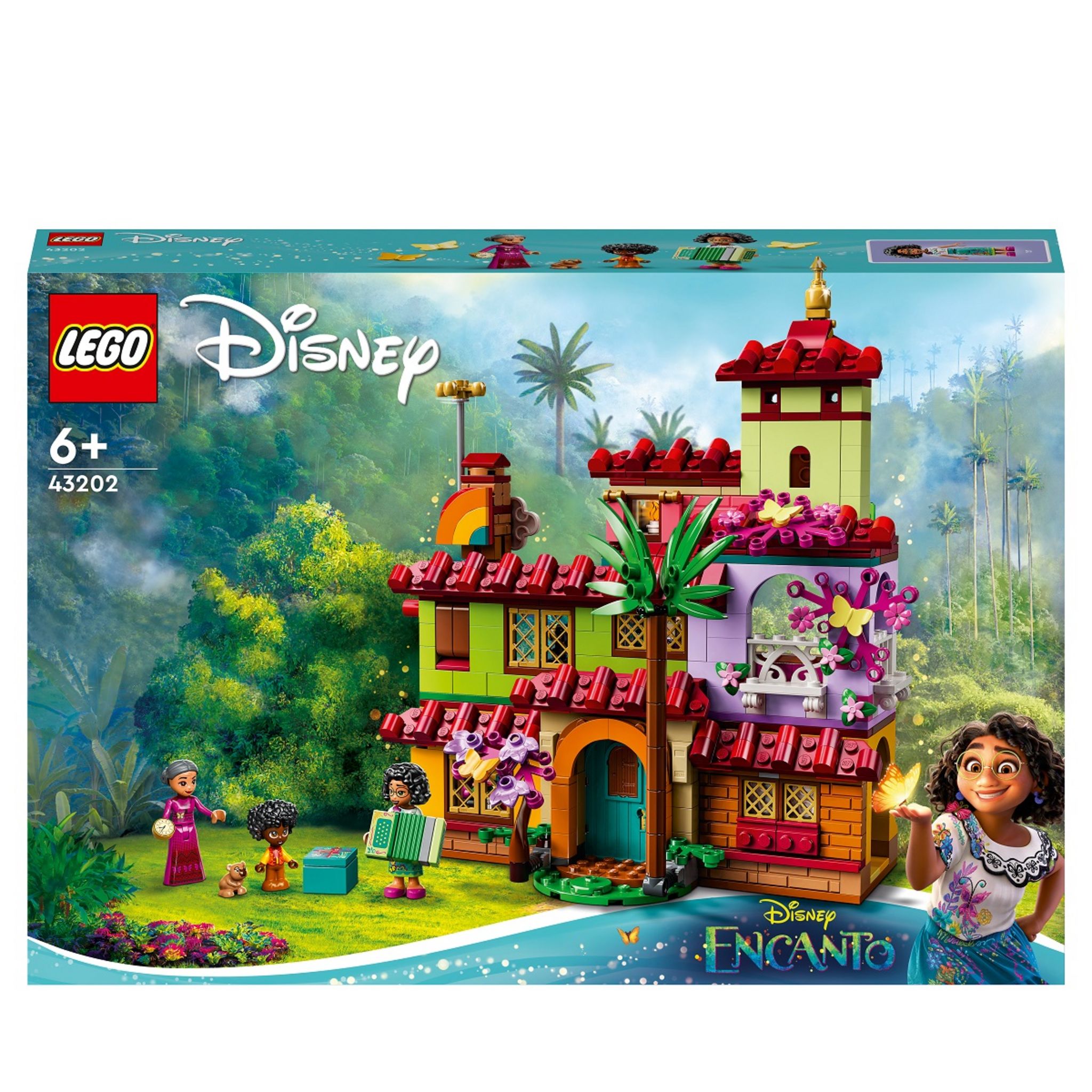 LEGO 43214 Disney Princesse Raiponce Tourbillonnante, Jouet de Construction  avec Mini-Poupée Robe Diamant et Figurine Pascal Le Caméléon, Enfants 5