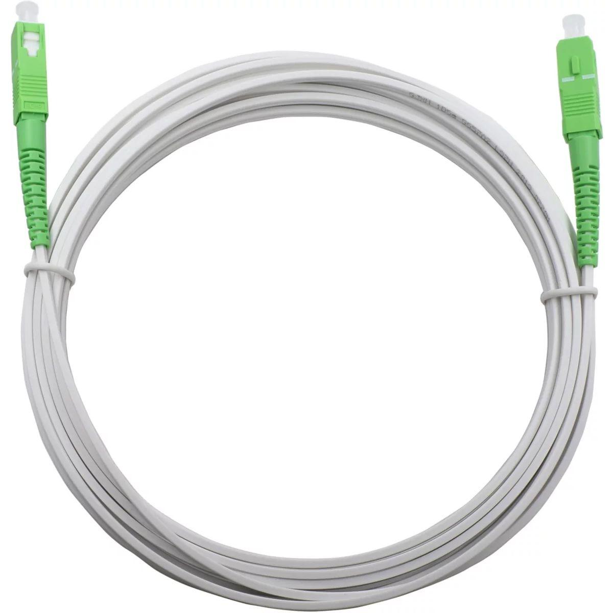 Câble Fibre optique pour box Free - 10M blanc