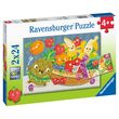 RAVENSBURGER Puzzles 2x24 pièces - Les petits fruits et légumes