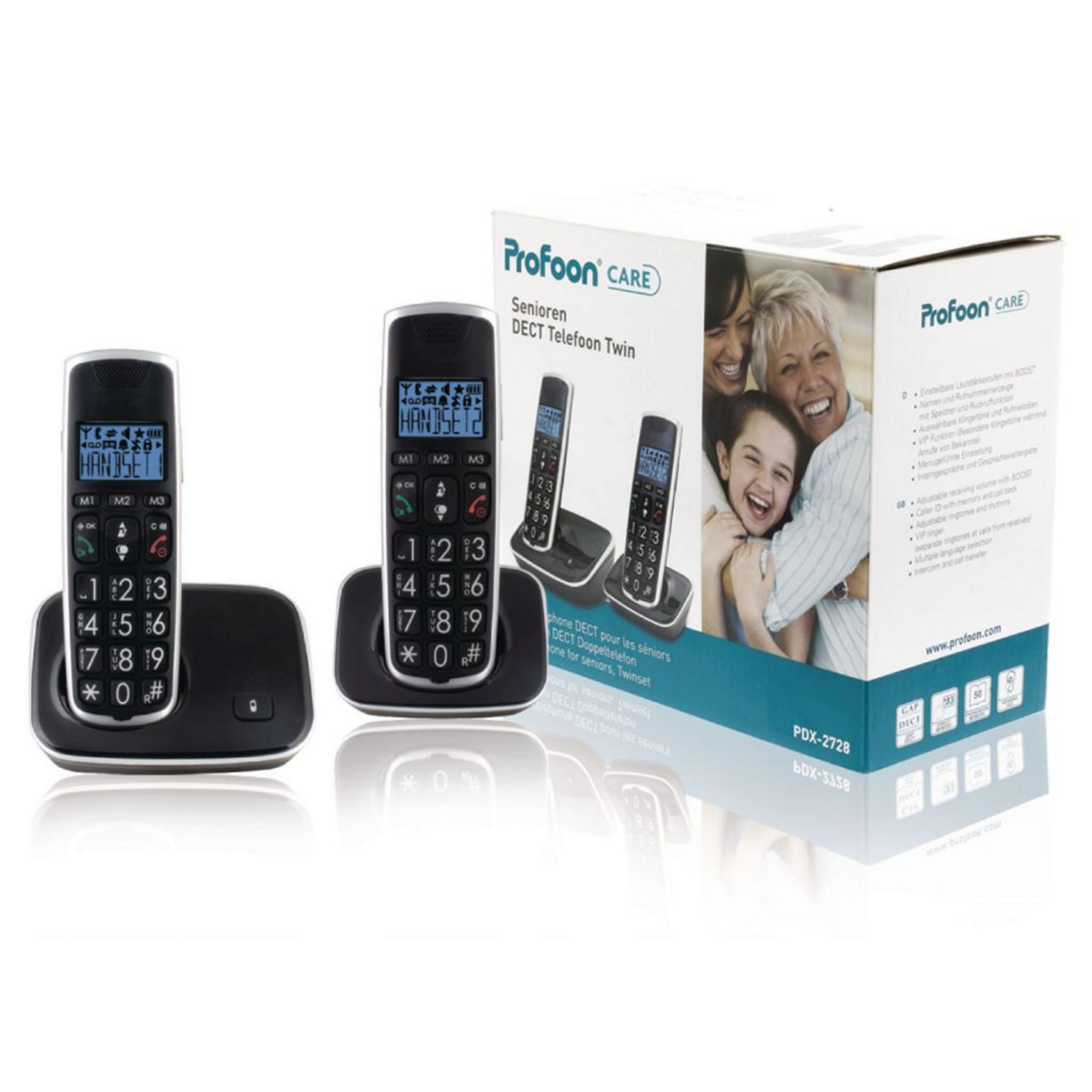 Téléphone sans fil DUO pour seniors
