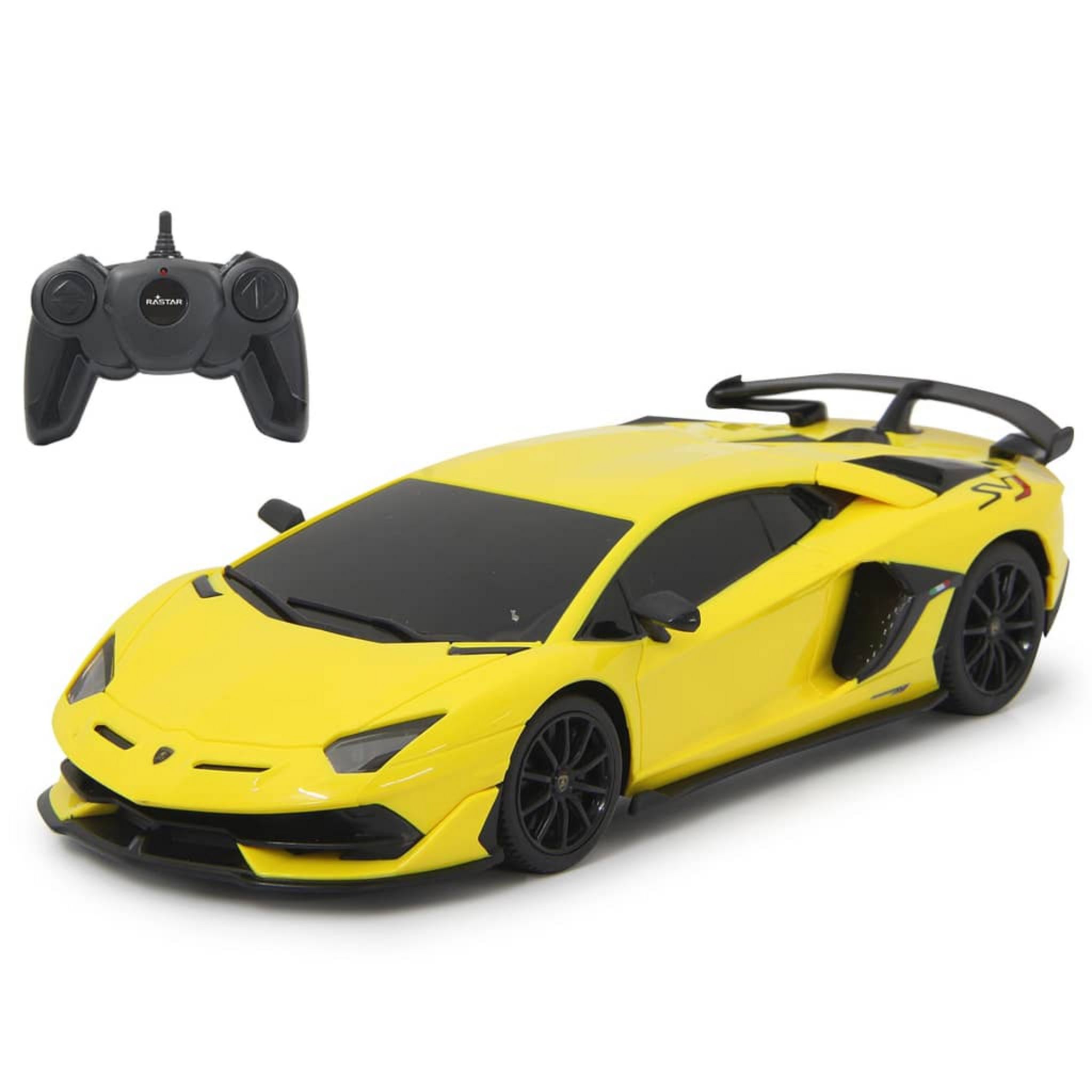 Voiture télécommandée Lamborghini jaune pour enfant • Voitures  Télécommandées