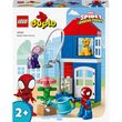 lego marvel super heros 10995 la maison de spider man, jouet enfants 2 ans, spidey et ses amis