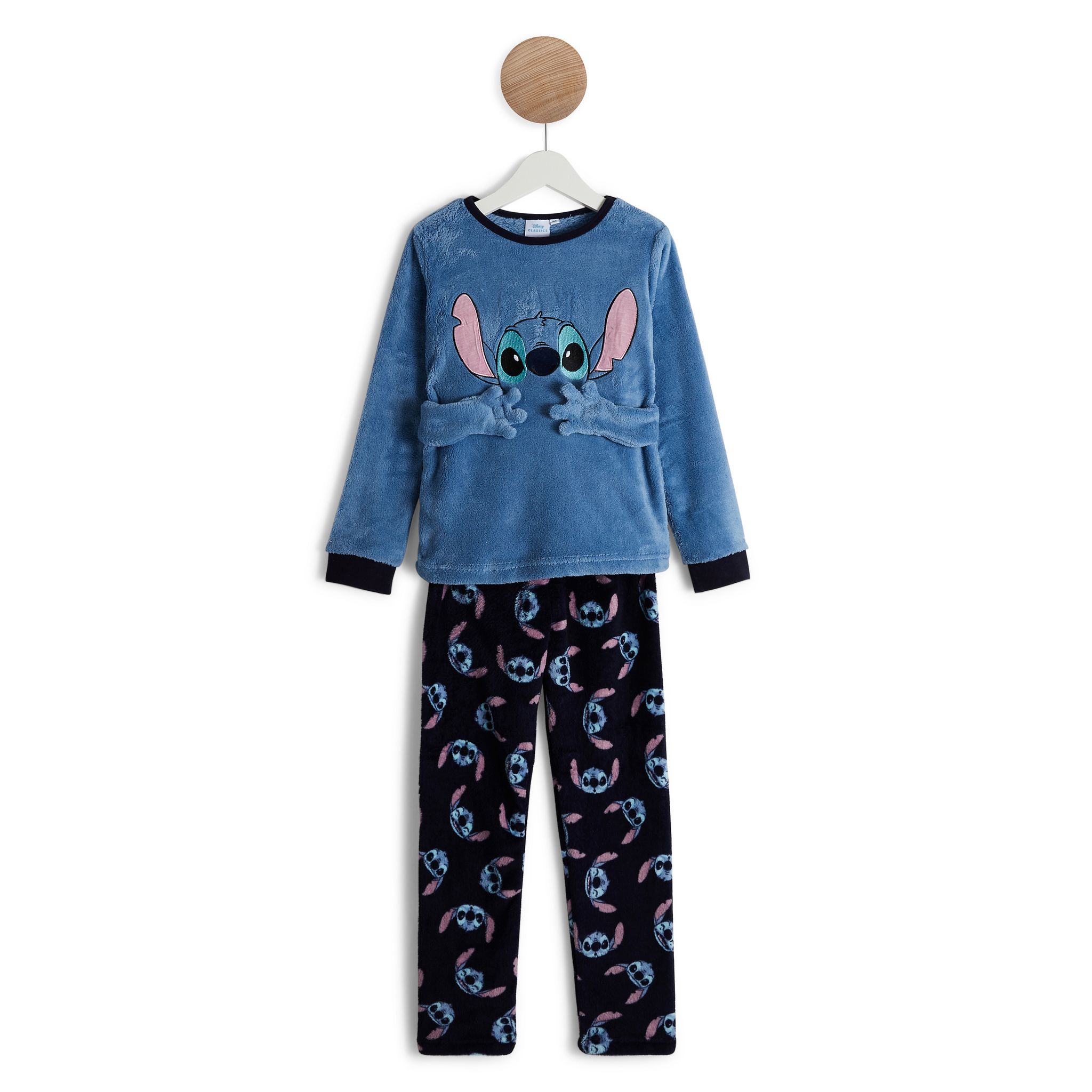 Chemise de nuit droite Lilo et Stitch parme fille