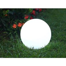 Lumisky Boule lumineuse solaire flottante à piquer ou à poser LED blanc/multicolore SOLSTY Ø 30 cm
