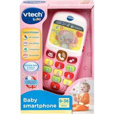VTECH Baby smartphone bilingue rose 