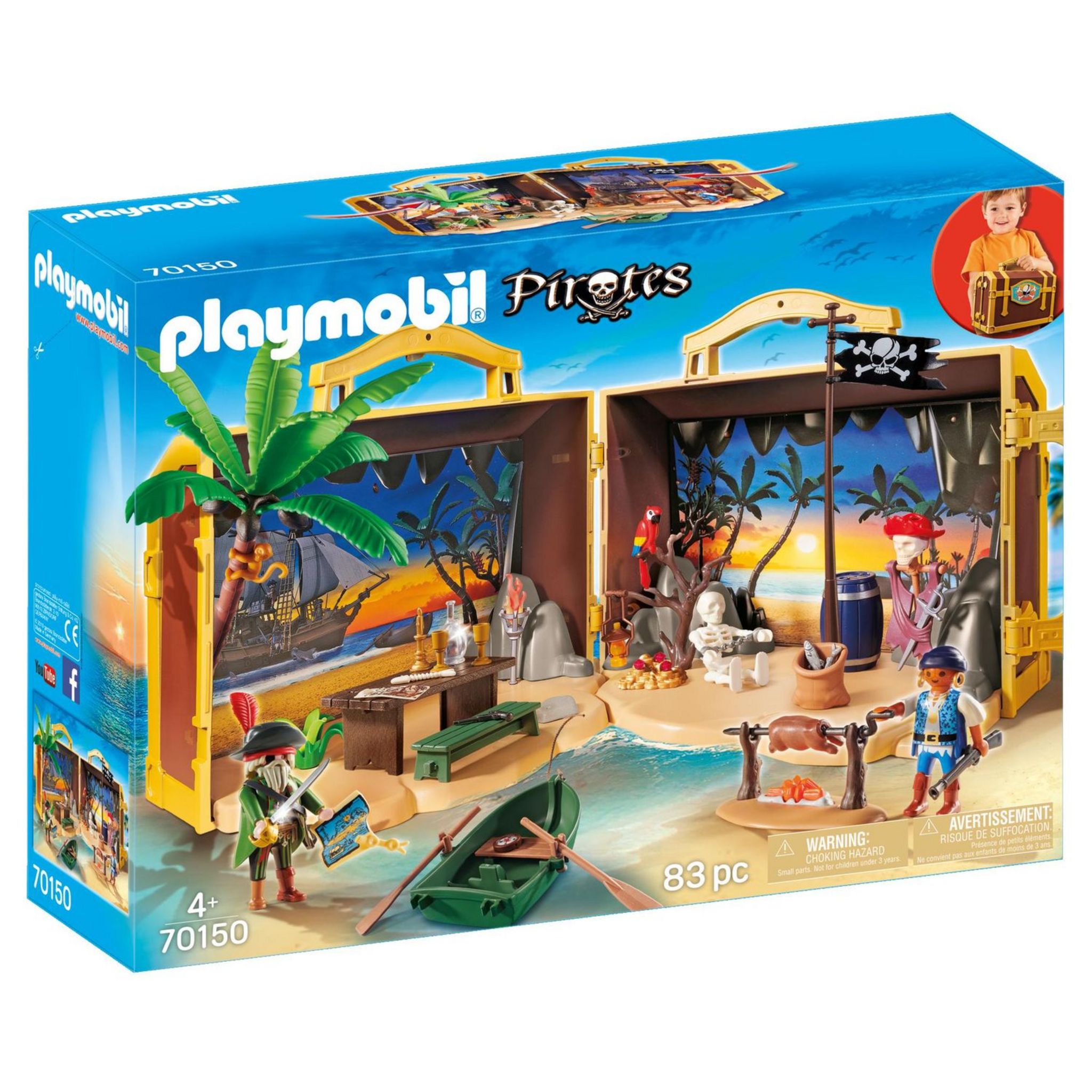 Playmobil - Pirates 71419 Pirate Avec Pieuvre Géante