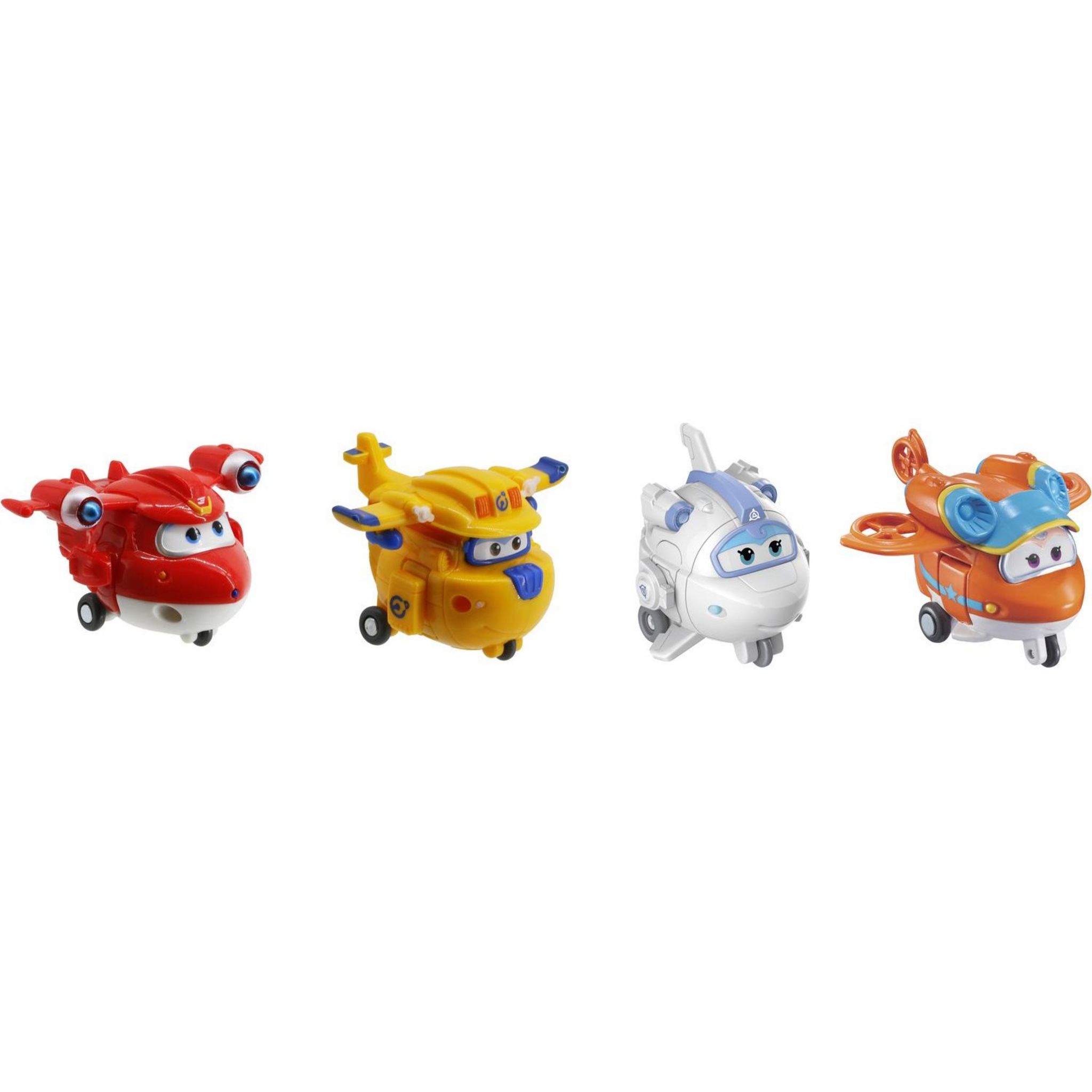 Auldey Pack de 4 Transform-a-bots Super Wings saison 5 pas cher