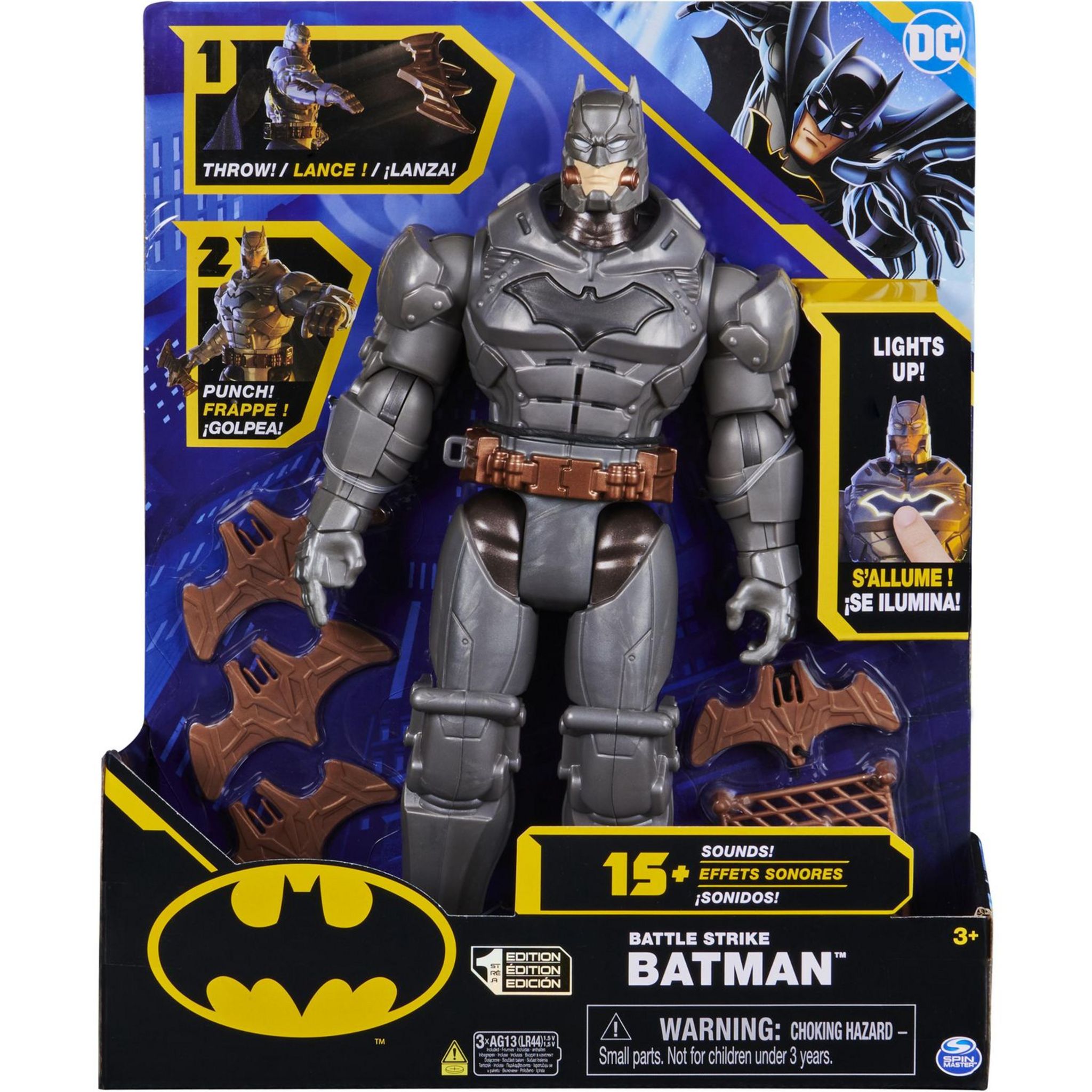 Figurine Batman 30 cm avec effet Sonore - Spin Master Games