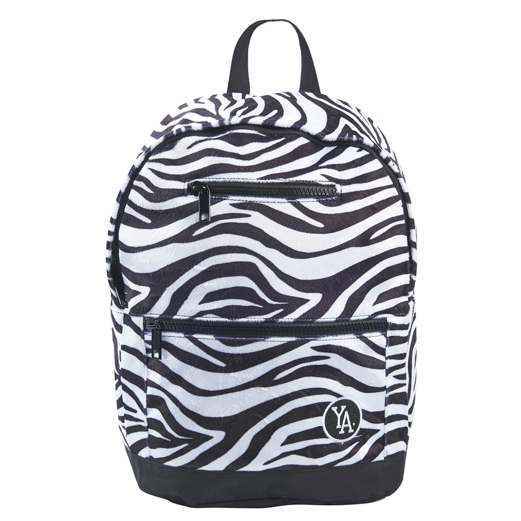 YOUNG S ATTITUDE Sac dos noir et blanc avec compartiment pour