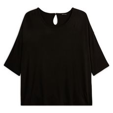 IN EXTENSO T-shirt manches 3/4 femme (Noir)