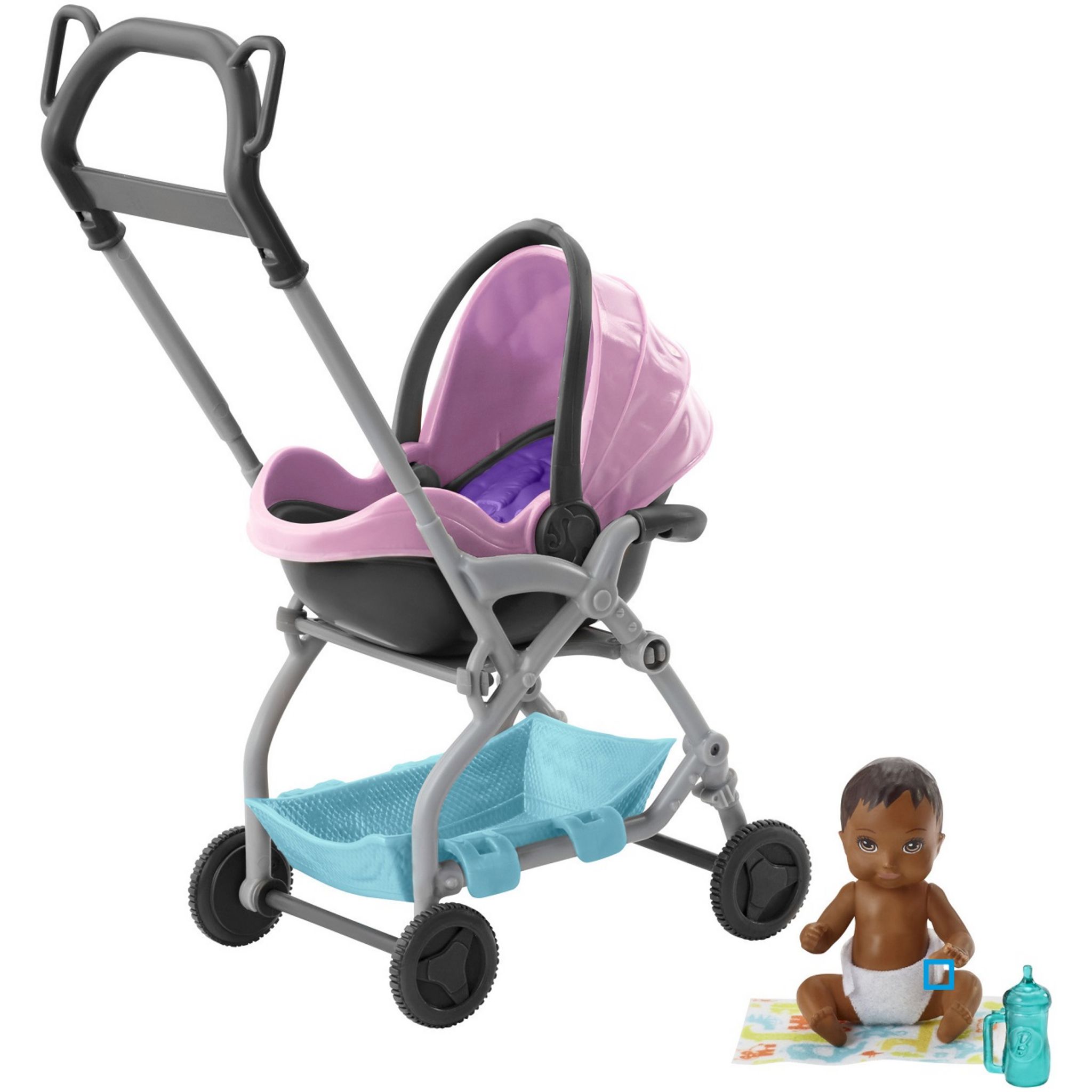 Barbie babysitter clearance poussette