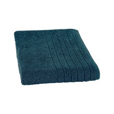 Drap de bain uni en coton 450gr/m² ALIX (Vert bleu)