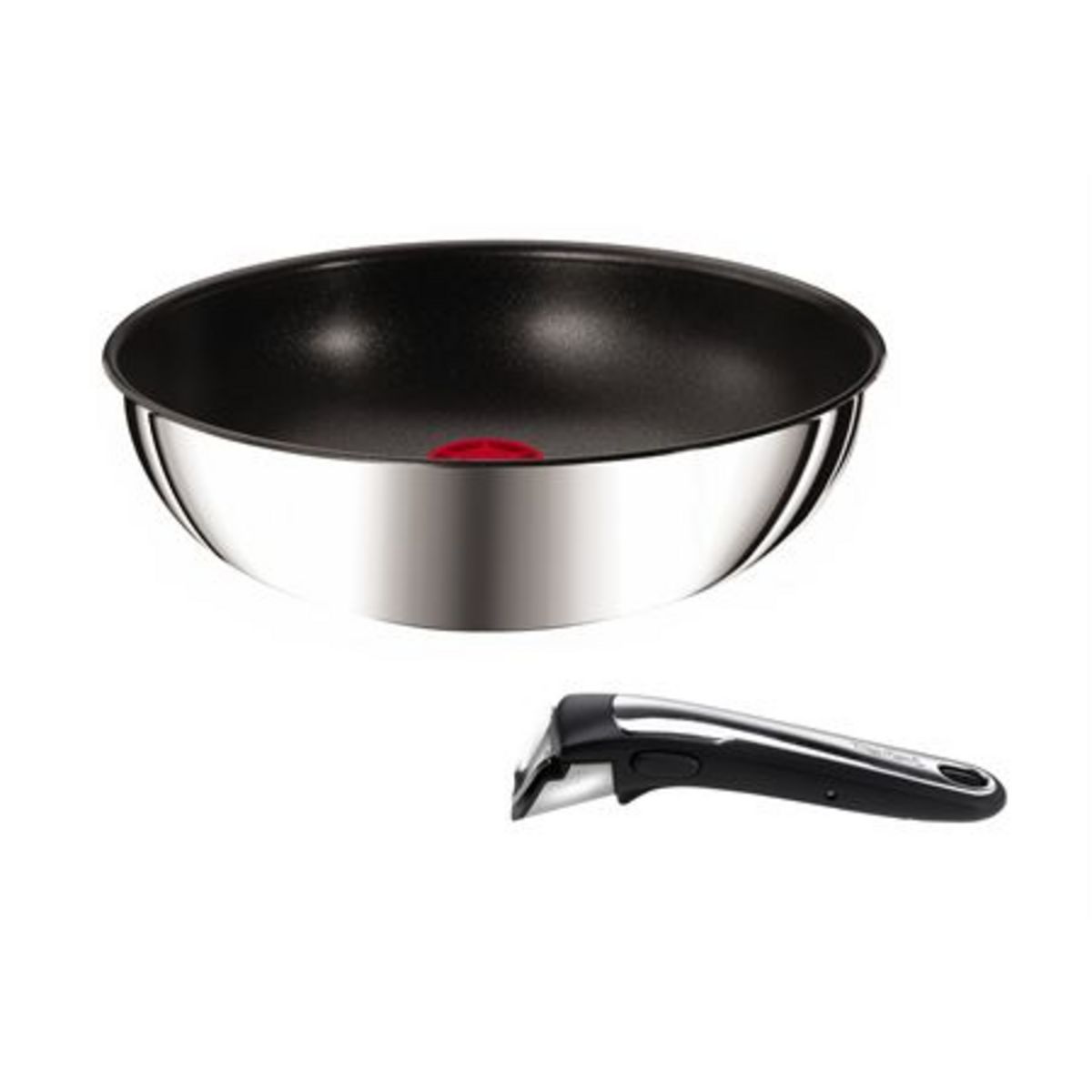 Promo Wok tefal poignee et induction 28cm chez Max Plus