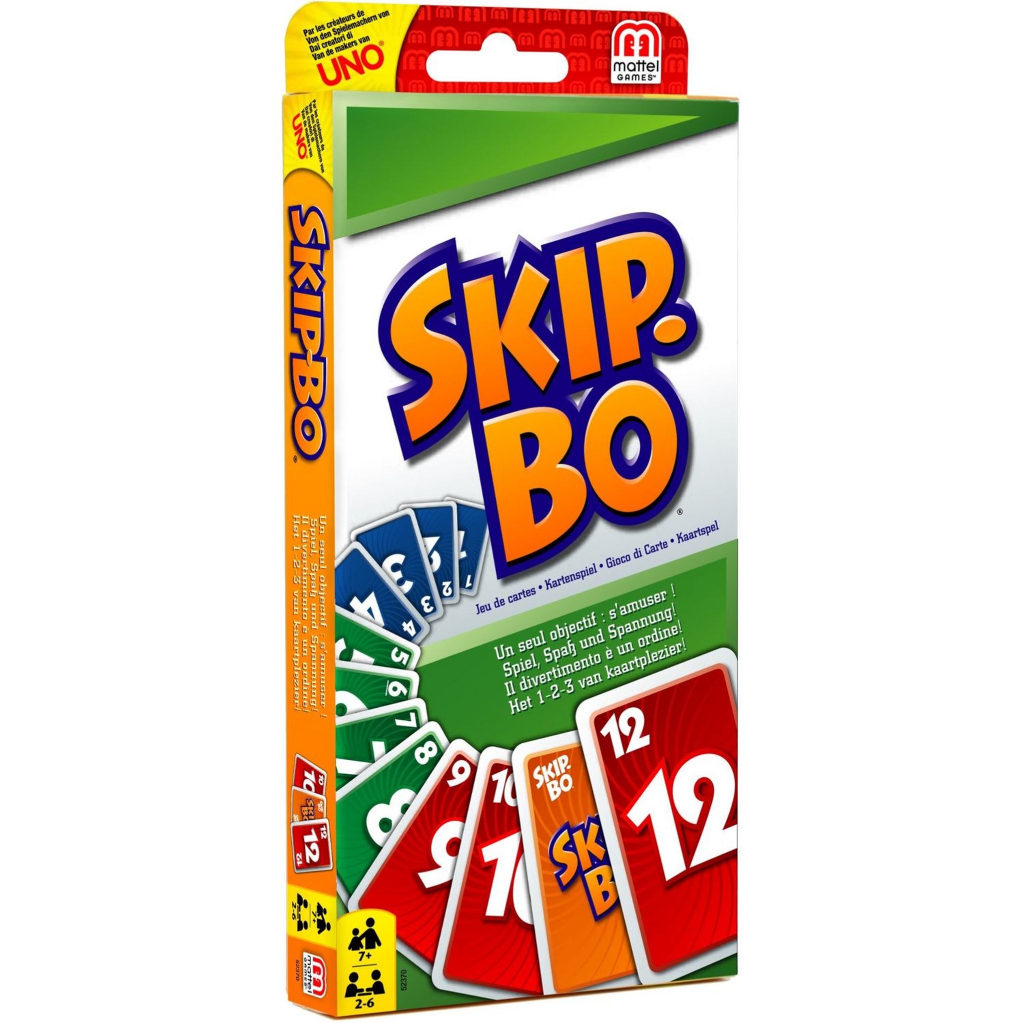 MATTEL Jeu de cartes Uno Skip Bo pas cher 