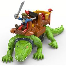 Fisher-Price - Crocodile et Capitaine Crochet Imaginext - Figurine 