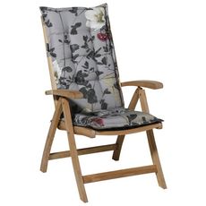 Madison Coussin de chaise a dossier haut Zara 123x50 cm Gris