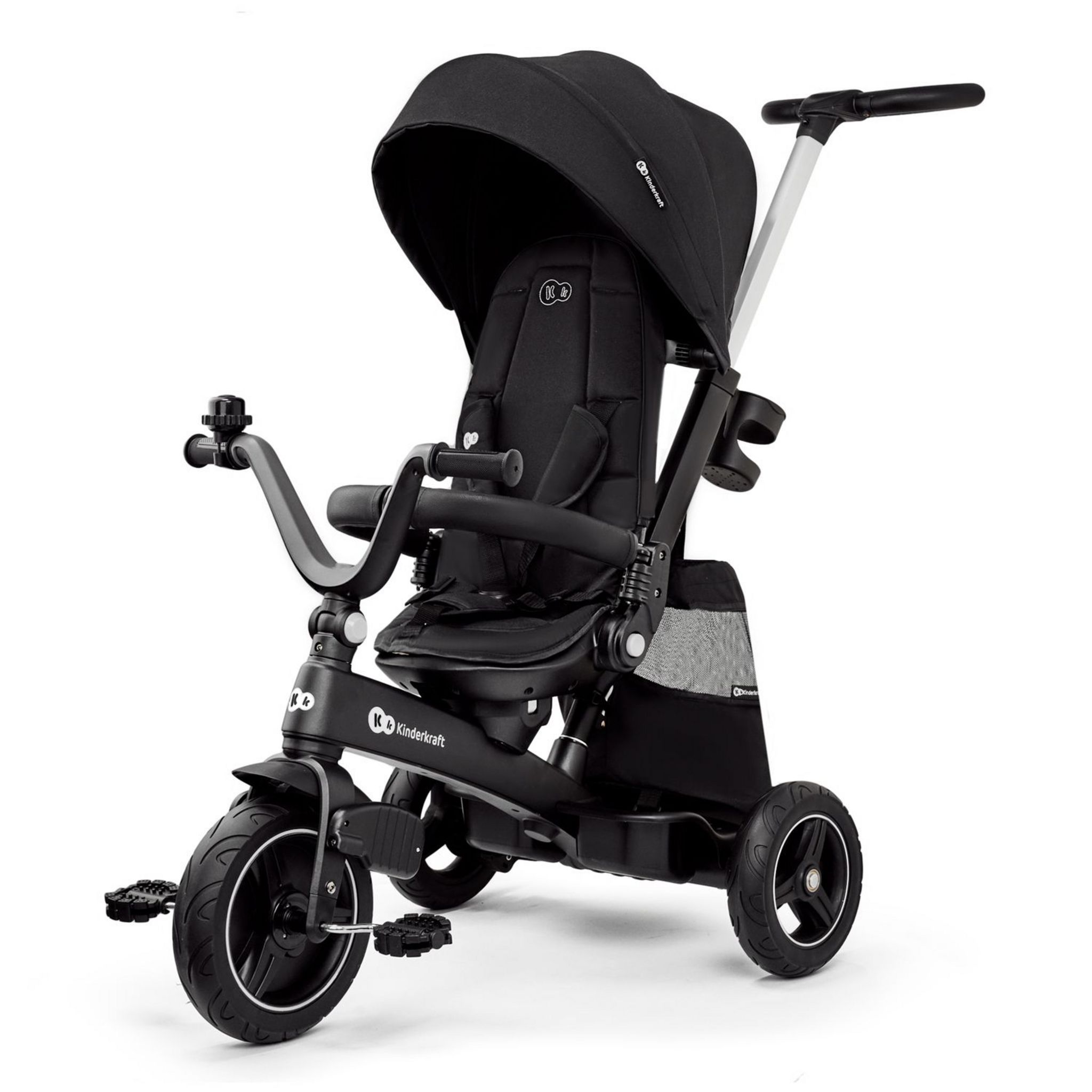 KINDERKRAFT Tricycle Aston gris bébé pas cher 