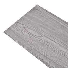 Planche de plancher PVC 5,26 m² 2 mm Gris fonce