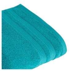 ACTUEL Drap de bain uni en coton 450 g/m² (Bleu turquoise)