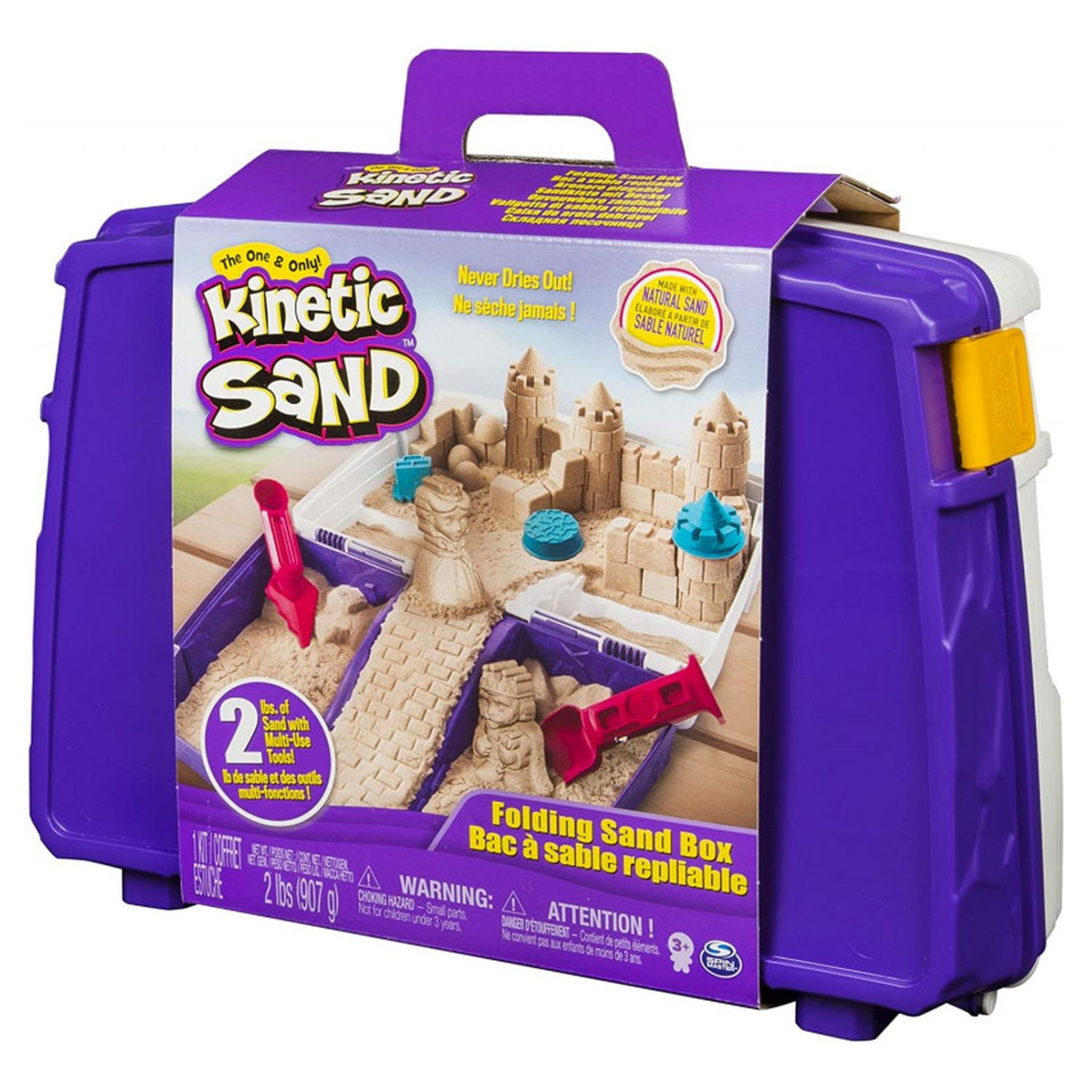 Kinetic Sand - Recharge de Sable Naturel - 907g - Pour Enfants dès