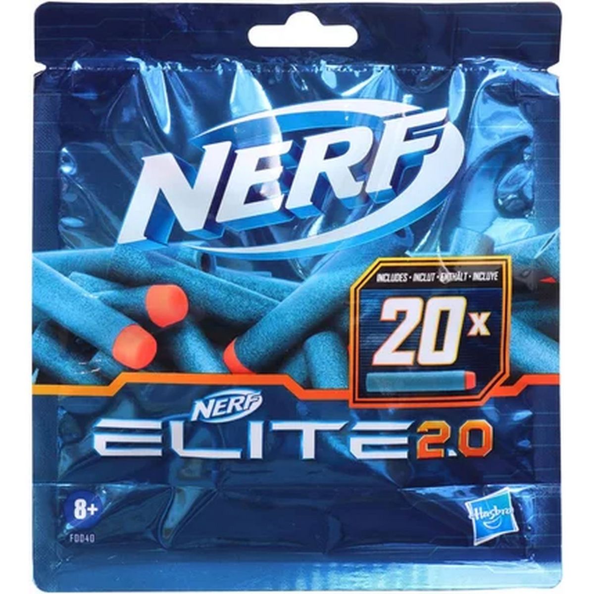 NERF Blaster Nerf Elite 2.0 Warden DB.8 + 16 fléchettes Nerf officielles  pas cher 