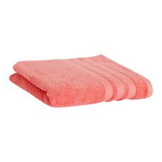 ACTUEL Maxi drap de bain uni en coton 500 g/m² (Rose corail)