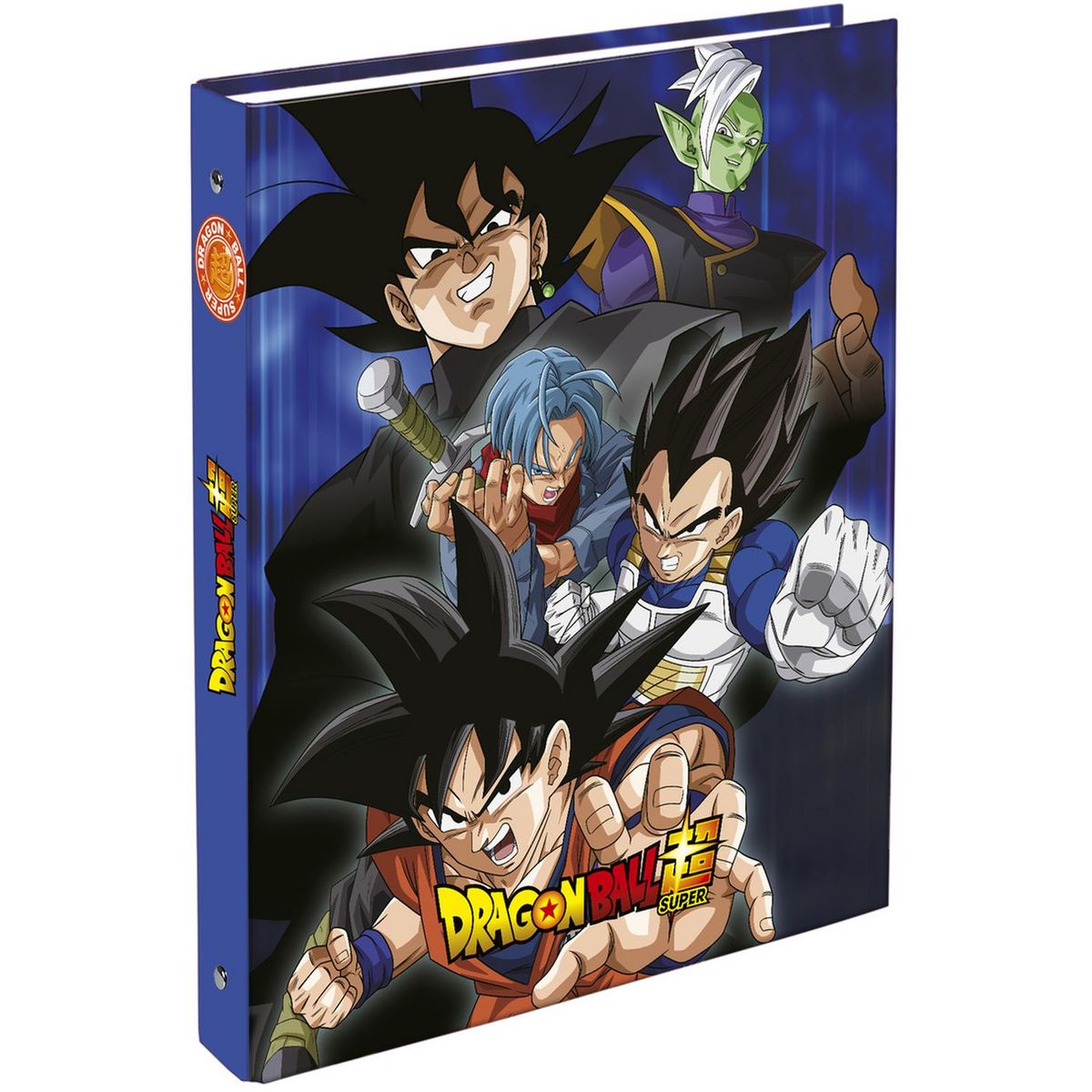 DRAGON BALL Z Classeur rigide A4 dos 40mm bleu pas cher 