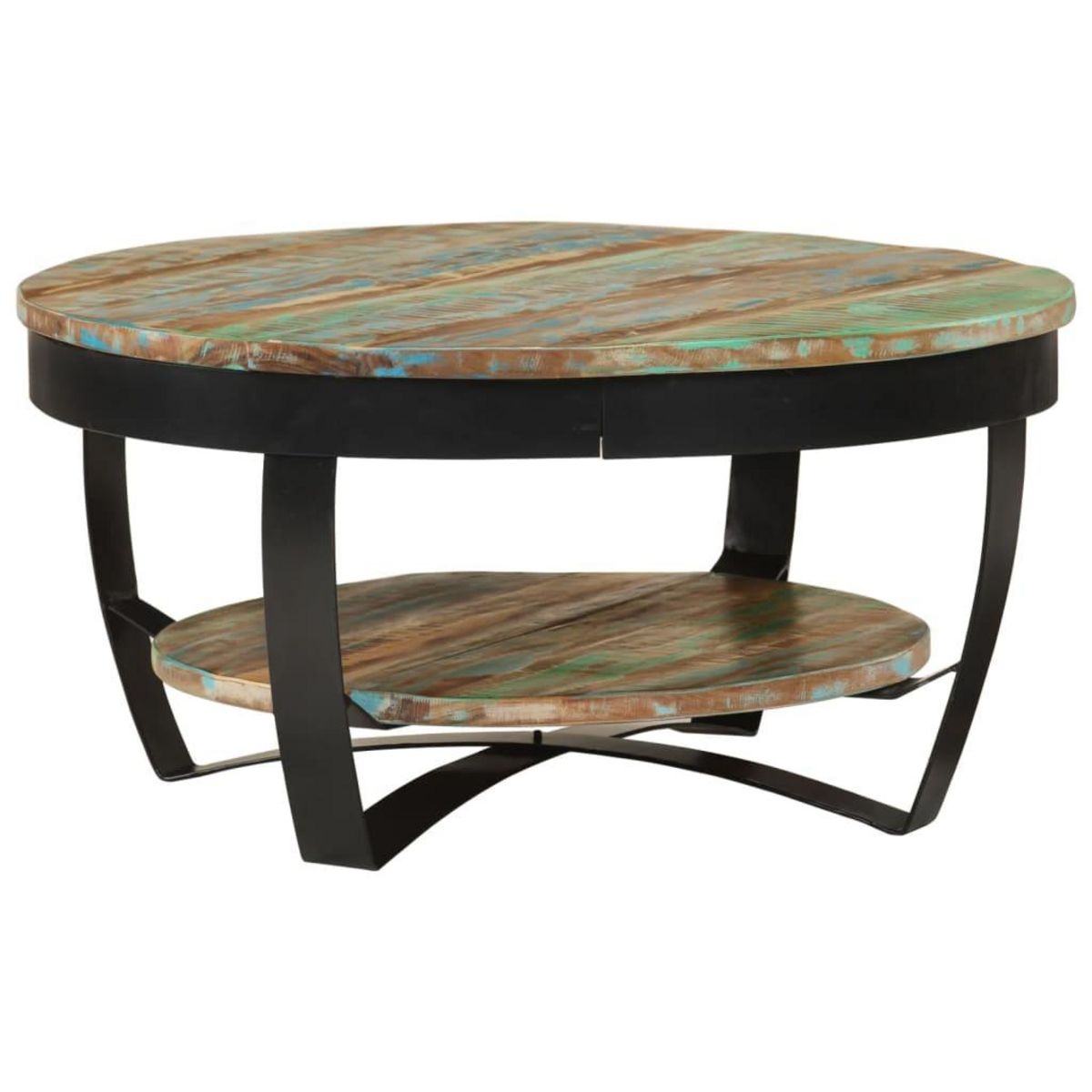 VIDAXL Table basse Bois massif de recuperation 65 x 32 cm