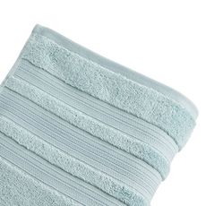 ACTUEL Lot de 2 gants de toilette unis en coton 500g/m² NANO (Bleu)