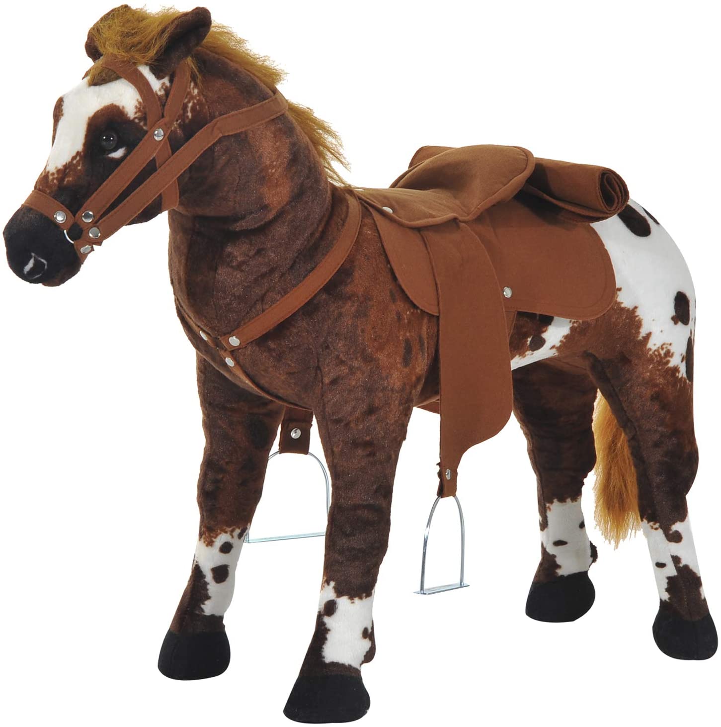 Cheval peluche à clearance monter