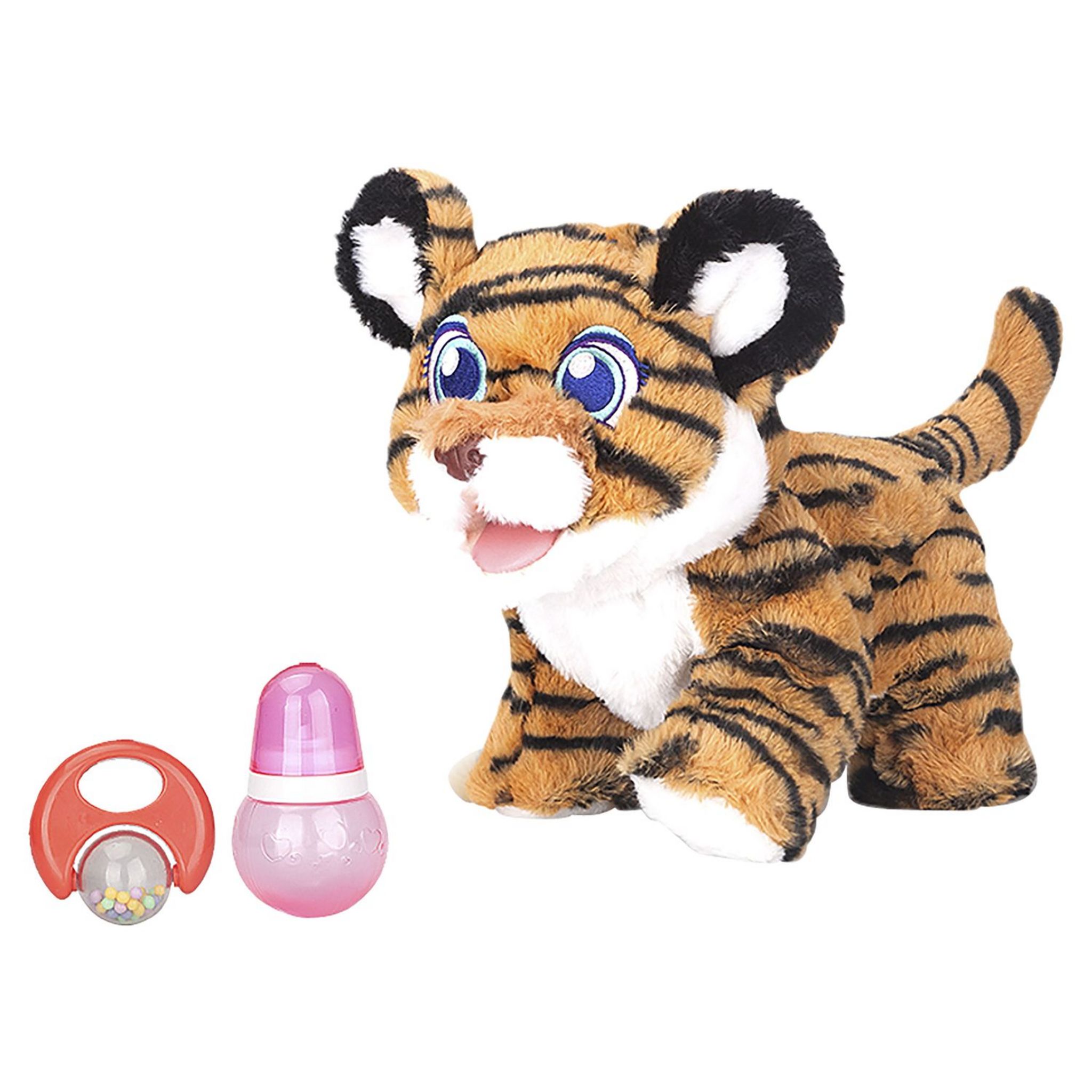 Peluche tigre personnalisé logo texte publicitaire pas cher