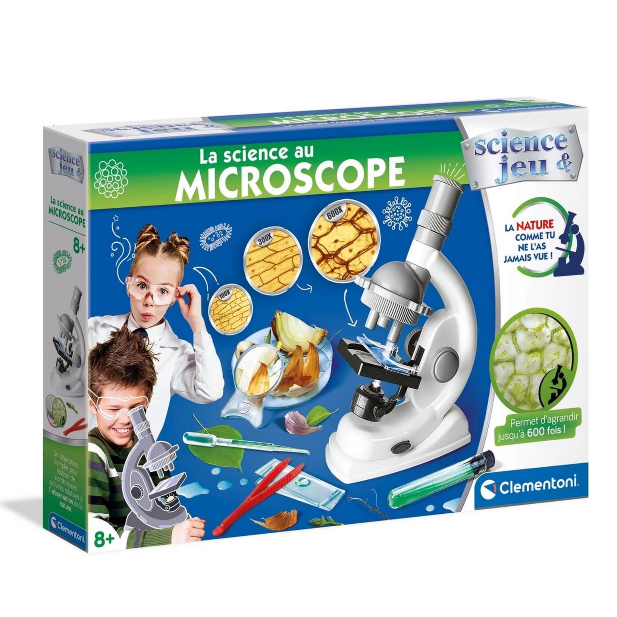 CLEMENTONI Science et jeu : La science au microscope pas cher 