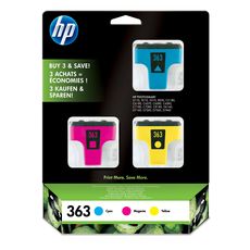 HP Cartouche Pack Tri-color 363