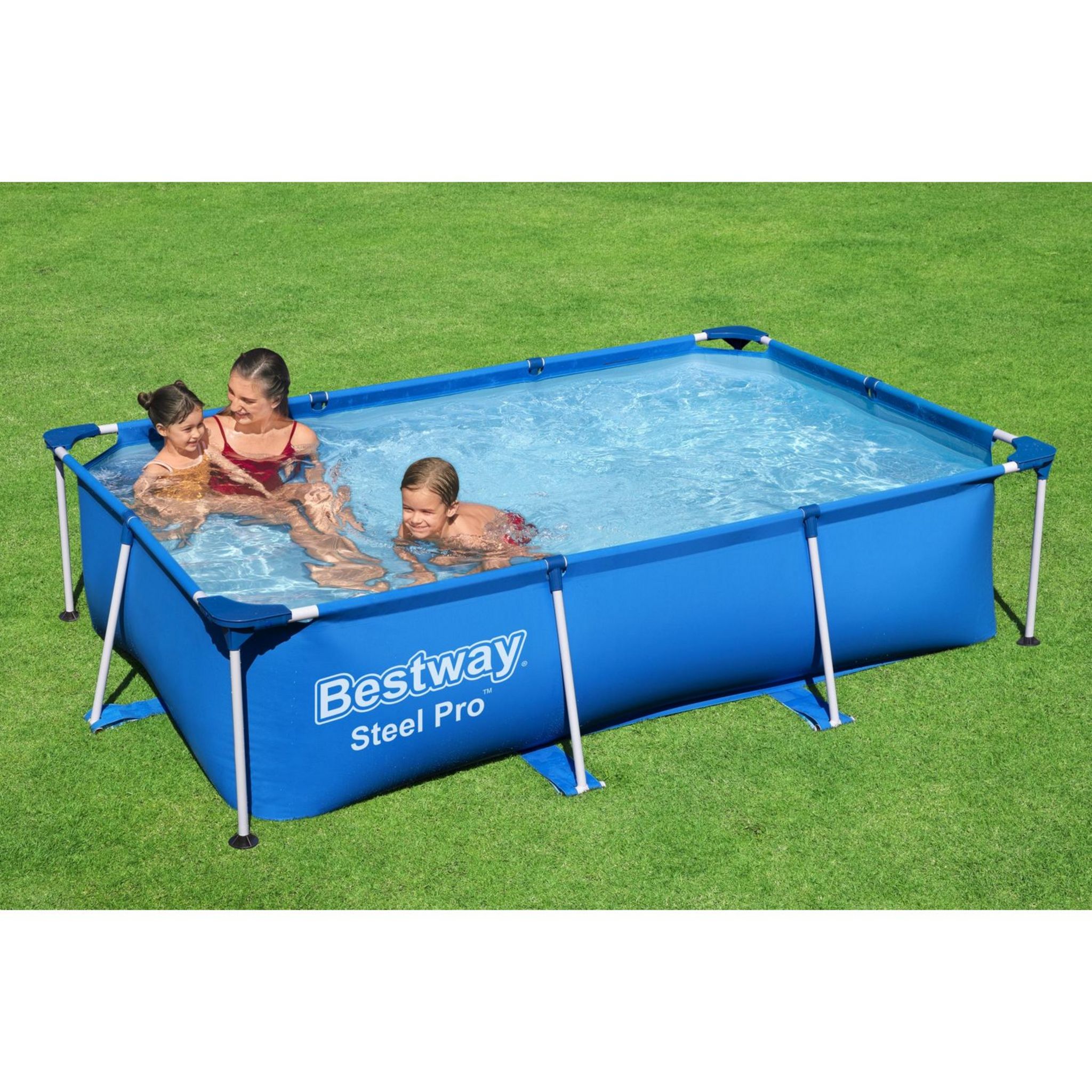 Piscine Tubulaire Rectangulaire 259 x 170 cm : : Jardin