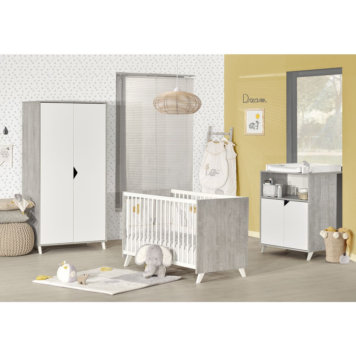 Baby's Only Lange bébé Sparkling Gris Argent - 65x65 cm