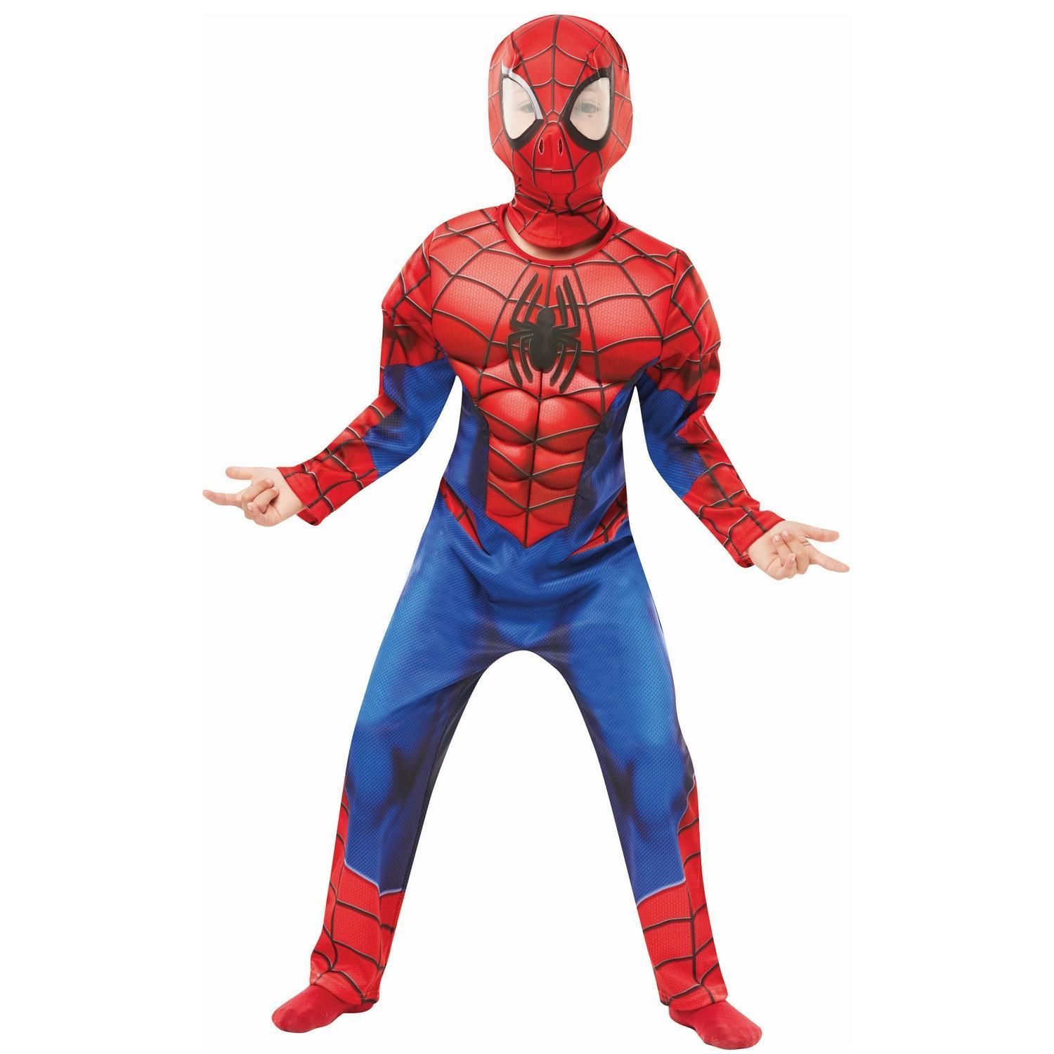 Déguisement Spider Boy 7/9 Ans - Spiderman - Rouge - Enfant - Cdiscount  Jeux - Jouets