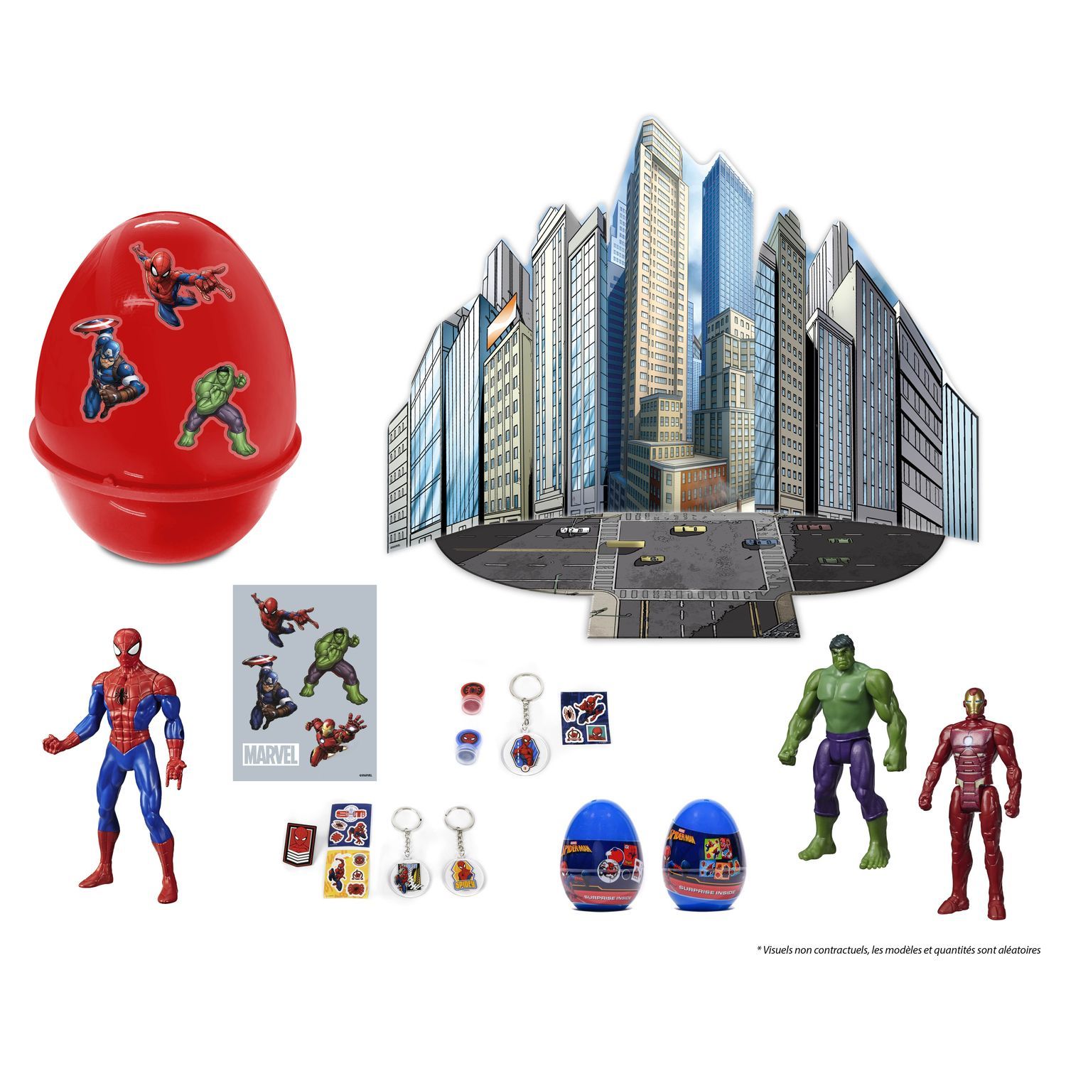 Oeuf de Pâques géant avec surprises - Spidey Hasbro : King Jouet