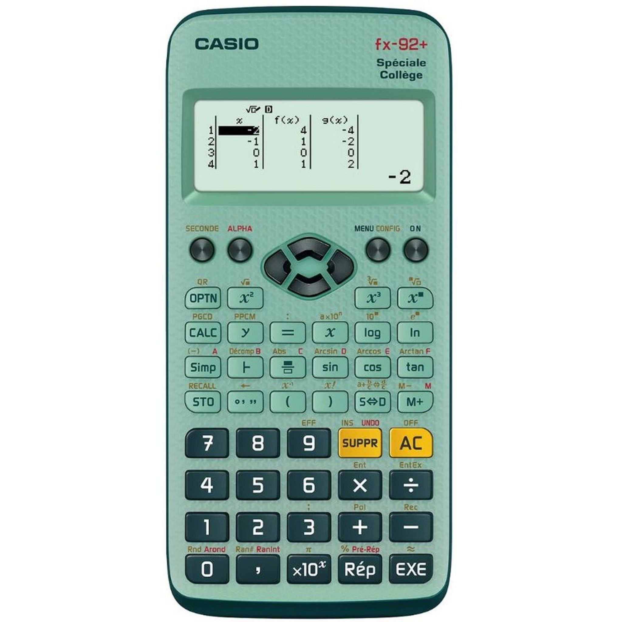 AUCHAN Calculatrice scientifique blanche pas cher 