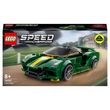 lego speed champions 76907 lotus evija, voiture de course, jouet réduit avec minifigure de pilote de course, jouet pour enfants