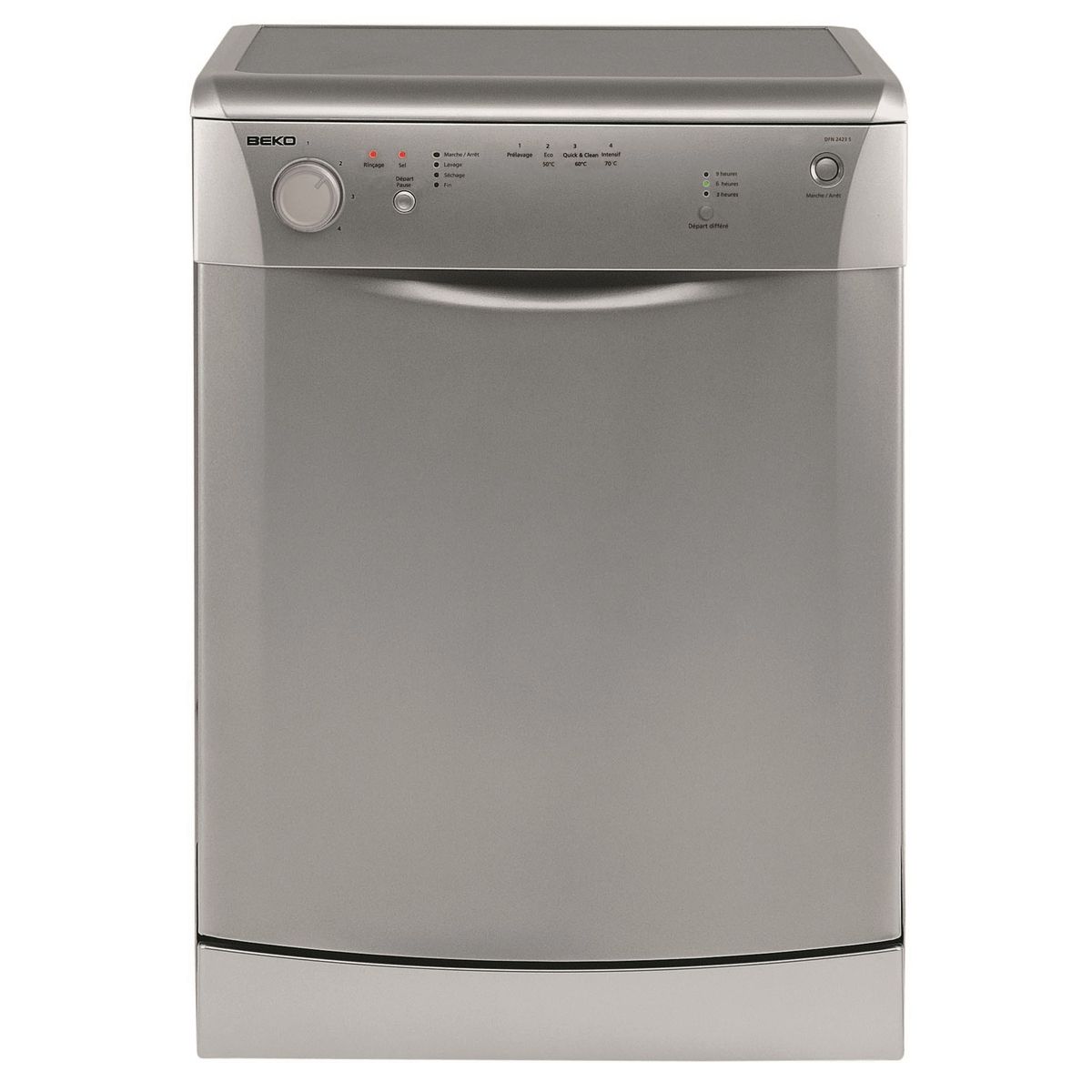 BEKO Lave-vaisselle DFN 2423 S, 12 Couverts, 60 cm, 47 dB, Départ