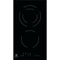 ELECTROLUX Table de cuisson domino vitrocéramique EHF3320NOK, 30 cm, 2  Foyers pas cher 