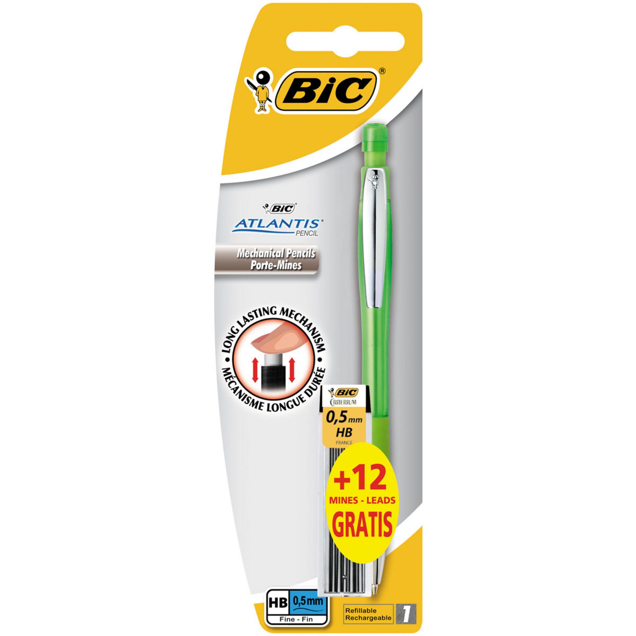 BIC Atlantis Recharges - Vert BIC