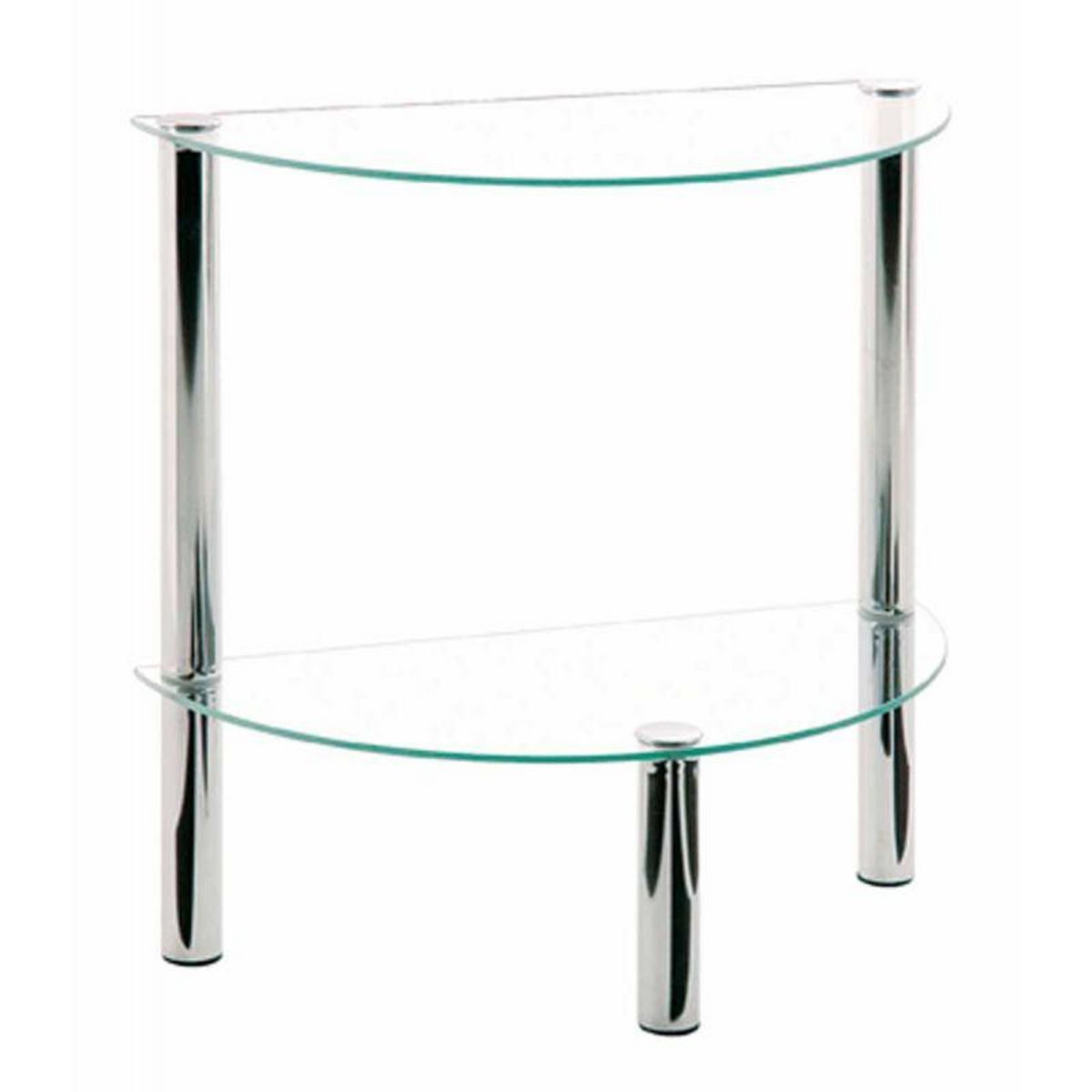 Paris Prix Table d'Appoint Design  Eliot  47cm Transparent