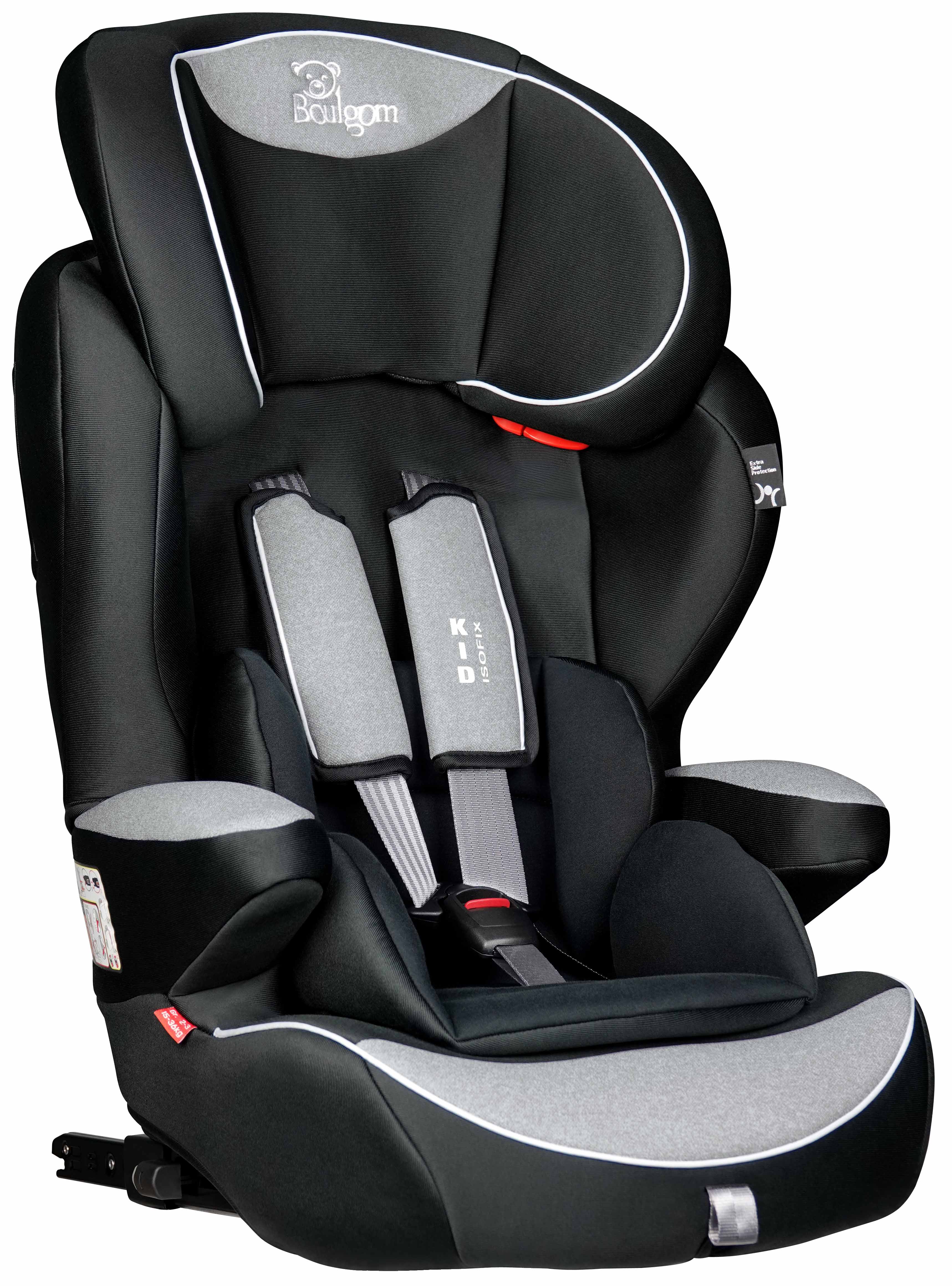 Siège auto ceinturé NANIA MAX I 76-140 cm R129 – de 3 à 10 ans – Têtière  réglable - Base inclinable - Gris - Fabrication Française - Achat / Vente siège  auto