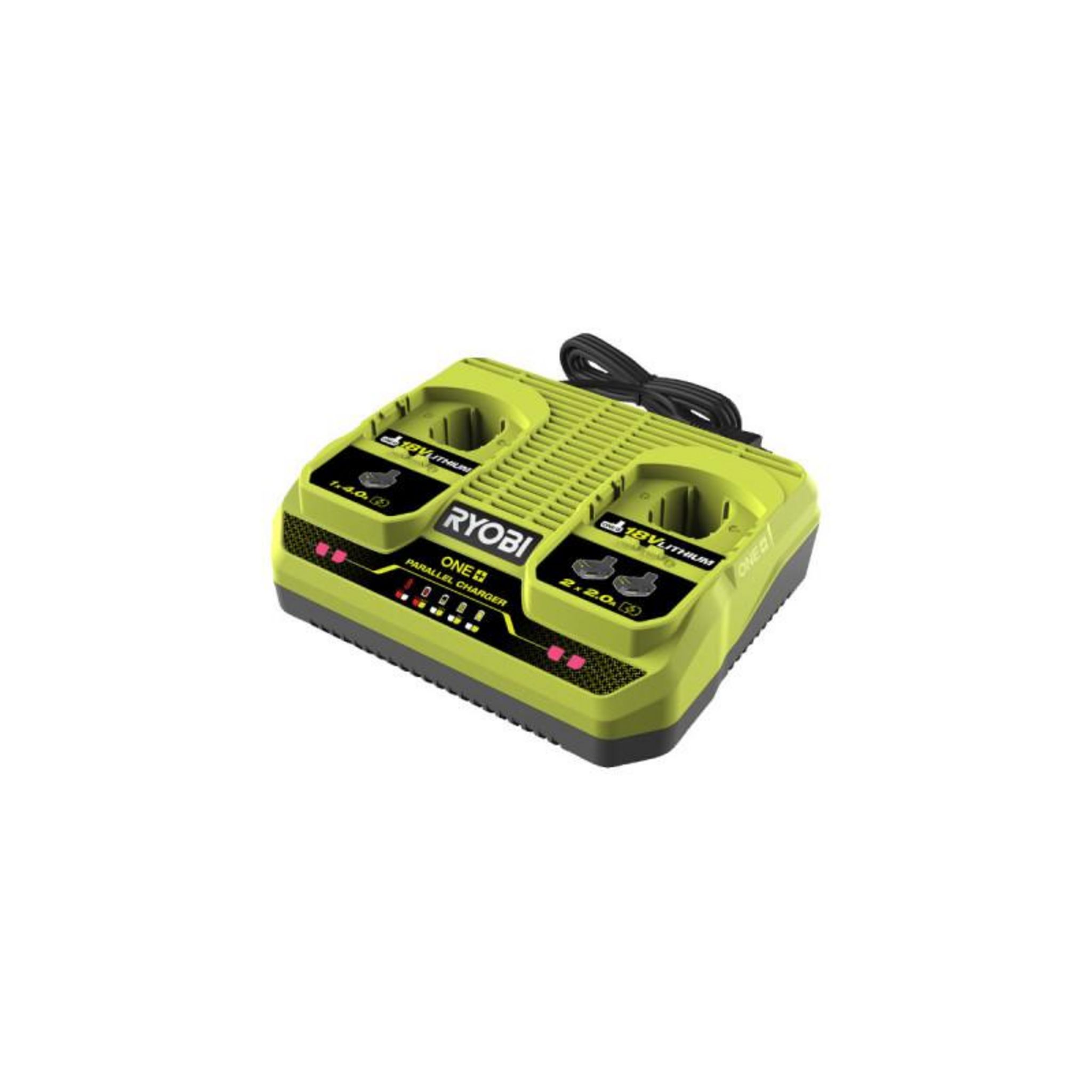 Chargeur rapide RYOBI 18V OnePlus - 8.0Ah - RC18180 - Espace Bricolage