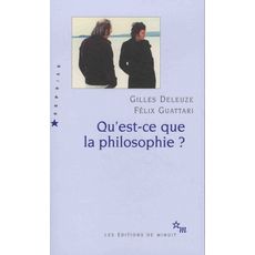  QU'EST-CE QUE LA PHILOSOPHIE ?, Deleuze Gilles