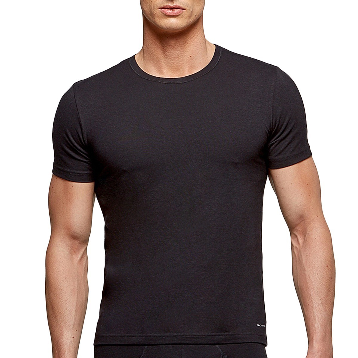 T-shirt noir tricot de peau homme régulateur de température pas